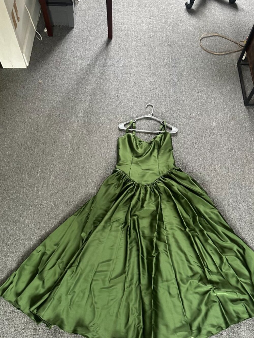 Azazie Evadina Bridesmaid Dress Color Juniper - Picture 9 of 11